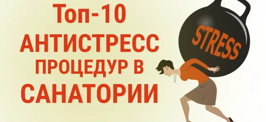 Топ-10 процедур в санатории, которые избавят вас от стресса